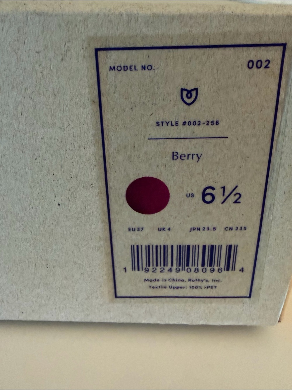 Rothy's Pointed Toe Flats in Berry Pink. Sz. 6.5. - Picture 7 of 8